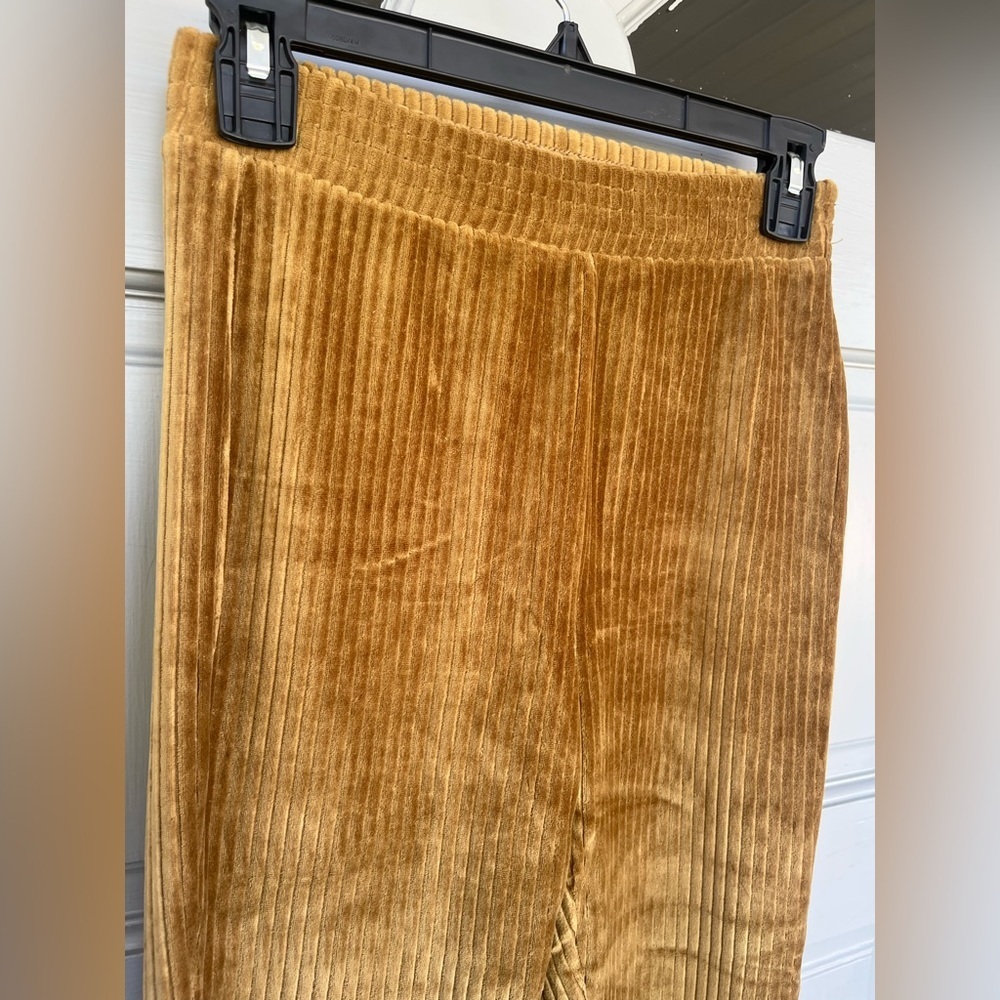 Aerie NEW Groove-On Velour High Waisted Flare Pant, Taille Haute,Women’s XS Tall - Picture 4 of 15